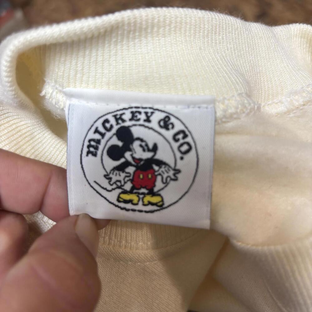 Vtg 90s Mickey & Co. crew neck sweat shirt - Picture 3 of 5